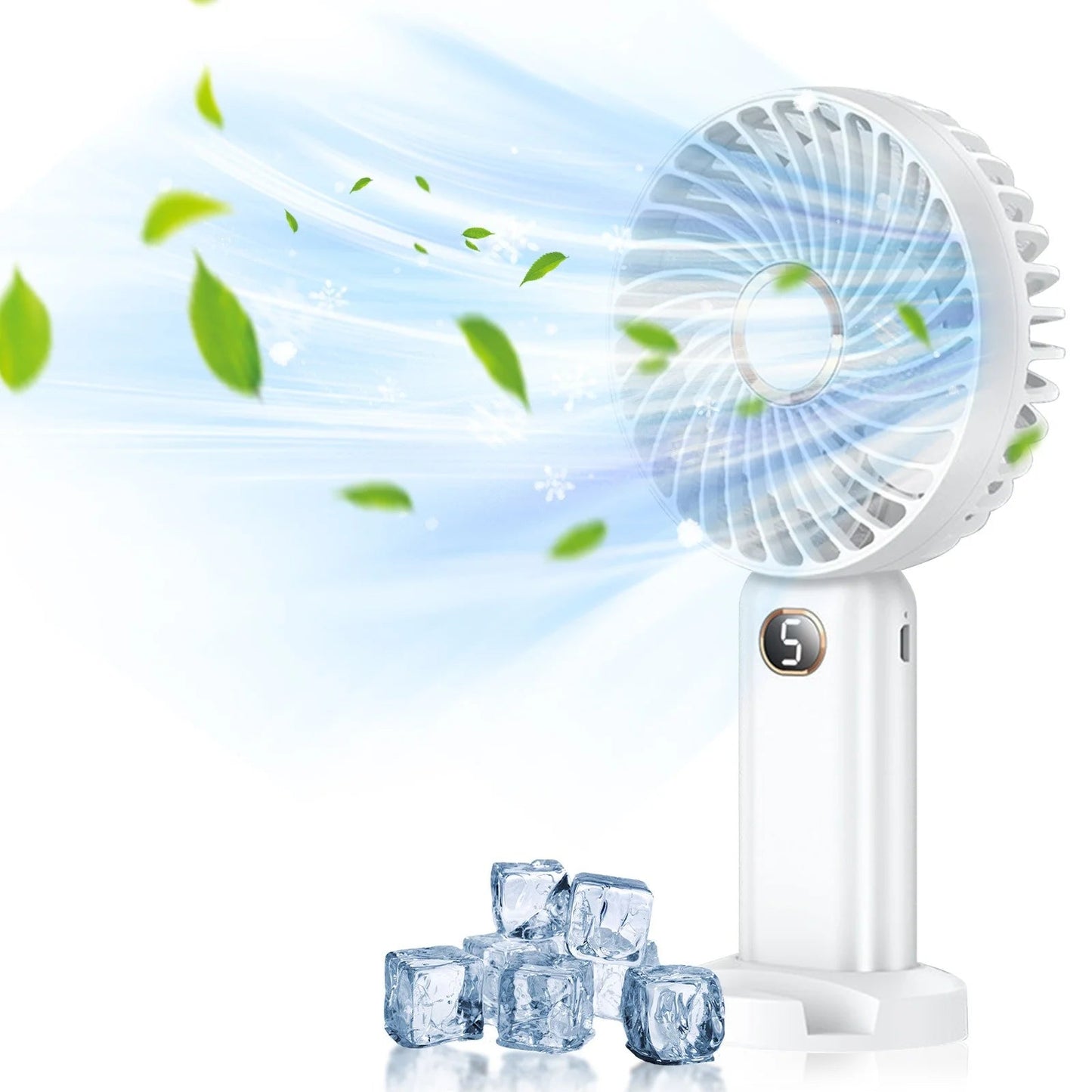 Portable Eco Cooling Fan – Quiet Air Blower for Indoor & Outdoor Use (Green) - EcoSphere Market