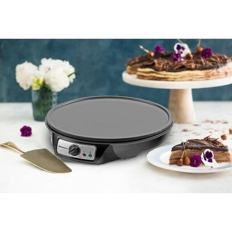 12" Electric Crepe Maker ＆ Griddle Machine Pancake Non-Stick Baking Kitchen