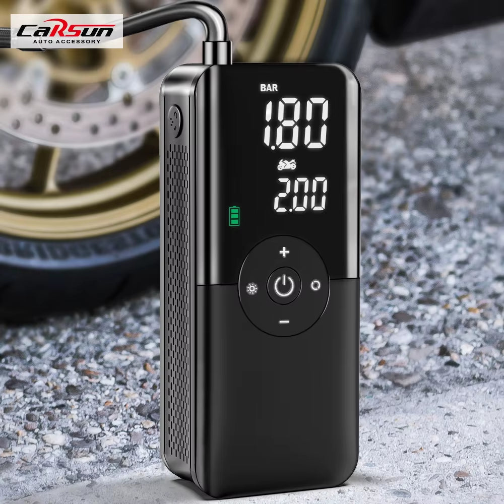 Air Compressor 12V Air Pump for Car Portable Tyre Inflator Electric Motorcycle Pump Air Compressor for Car Motorcycles Bicycles